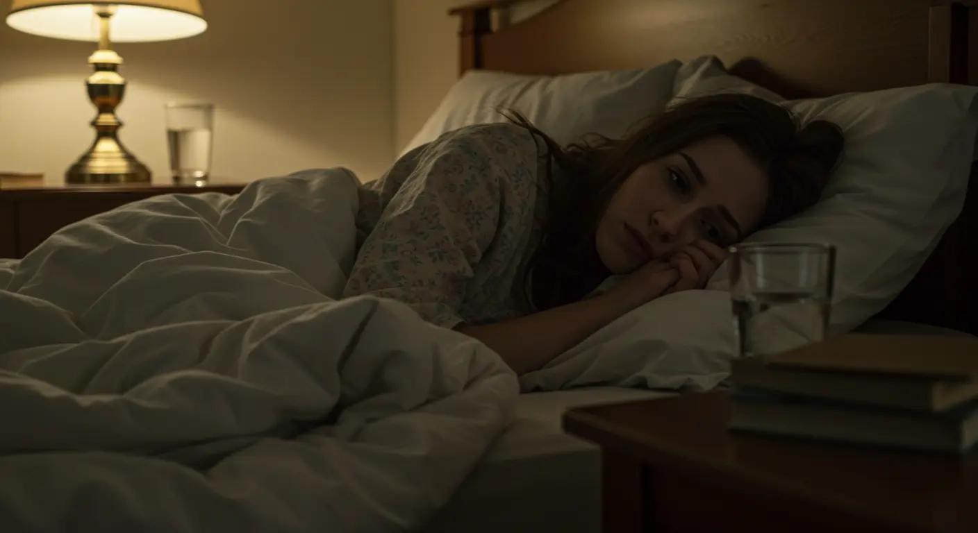 Person alone in waiting room